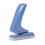 TISHITA Einzellochstanzer Handlocher Locher Klebstoffloch Buchlocher Metall mit Stabilem Griff Vielseitig Einsetzbar für Bastelarbeiten Karten Scrapbooking, Blau