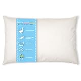 Kissenoutlet24 Federkissen 60x70cm Füllung 1100g Bezug Baumwolle Farbe Creme Made in Germany