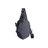 ETZRYSYB Crossbody-Tasche für Herren, Diebstahlschutz, Schultertasche, Sporttasche, wasserdicht, Reisen, kleine Brusttasche, schmale Mini-Umhängetasche, Kuriertasche, Grau1, Einheitsgröße