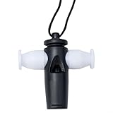 Auffällige Samba-Pfeife für Festivals, produziert drei verschiedene Töne für musikalischen Genuss