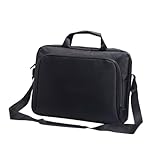 Housoutil Laptop tasche aus Strapazierfähigem mit Schulterpolster Gepolstertem Schutz Innen Außentaschen Organizer für Dokumente Hand Umhängetasche für Business und Reisen