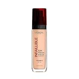 L'Oréal Paris Make-up, Wasserfest und langanhaltend, Flüssige Foundation mit LSF 25, Infaillible 32H Fresh Wear Make-up, 145 Cool, 30 ml
