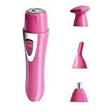 BELLIFFY Fahsion Nasenhaarschneider Entferner Für Frauen Elektrischer Gesichtshaarentferner Friseur Trimmer Wiederaufladbarer Epilierer Nasen Und Augenbrauen Trimmer Entferner Für