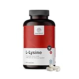 HealthyWorld L-Lysin – Hydrochlorid-Form – 1000 mg pro Tagesdosis – Mit Zink – 400 pflanzliche Kapseln – Essentielle Aminosäure – Ohne Zusatzstoffe – 6-Monats-Vorrat
