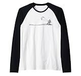 Witziger Bigfoot Kiteboarden Sasquatch Lustiges Kitesurfen Raglan