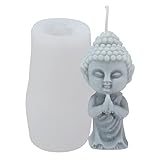 Dimweca Buddha-Kerzenformen – Buddha-Kerzenform aus Silikon | Silikonform | Duftkerzen zur Herstellung von Gipsformen DIY – Stehender Buddha