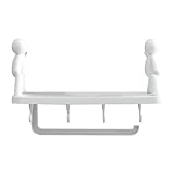 Küchenrollenhalter, Papierrollenhalter zur Wandmontage, strapazierfähige und tragende Regale | Handtuchhalter, Handtuchhalter, Handtuchhalter, Ablagen für Badezimmer mit Balkon