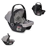 Lorelli Babyschale i-Size Aria Luxe (40-87 cm) verstellbar, Memory-Schaum, Farben:grau