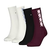 TH WOMEN SOCK 4P ARGYLE ECOM