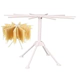 Diuyzoc Nudeltrockner für hausgemachte Nudeln, Spaghetti-Ständer, faltbarer Spaghetti-Trockenständer, hygienische Art zu trocknen, einfache Lagerung und verbesserte Stabilität, 28 cm, für die Küche zu
