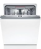 Bosch SMV4ECX27E Serie 4, Einbau-Geschirrspüler komplett versenkbar, Home Connect, Extra Clean Zone: Intensive Reinigung bei hartnäckigen Verschmutzungen, Remote-Diagnose, Green Collection, 60 cm