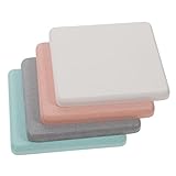 PAMINGONO 4 Stück Untersetzer aus Kieselalgenschlamm Container Wasser Bad Entleeren Kitchen mat küchenunterlage Kaffeetassen-Pads Saugfähiger Untersetzer für die Küche Diatomeenschlamm