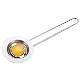 Eiweiß-Trenner, langer Griff, Edelstahl, Eigelb-Trennfilter, skalierbarer Eiweiß-Trenner, Küchenhelfer, Kochen, Backwerkzeug