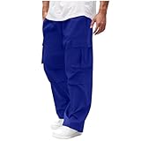 FASLOLSDP Arbeitshose Herren Outdoor Leicht mit Ripstop - Cargohose Sommer mit Multi Taschen, Atmungsaktive Wanderhose für Hohen Komfort bei Abenteuer und Täglicher Arbeit