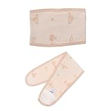 Toddmomy 2 Stück Bauchbänder aus Baumwolle Elastisch und Verstellbar Nabelband für Neugeborene Hautfreundlich und Bequem Schutz für Kalten Bauch