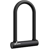 Sportneer Fahrradschloss, 18mm Bügelschloss mit verstellbarer Halterung Schlüssel Anti-Diebstahl sichere Schlösser für Fahrräder, E-Bikes, Motorräder, Motorroller, 25 x 16cm