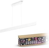 Philips Hue White & Col. Amb. LED Pendelleuchte Ensis, weiß, dimmbar, 16 Mio. Farben, steuerbar via App, kompatibel mit Amazon Alexa (Echo, Echo Dot)