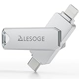 LESOGE USB Flash Drive 128GB - Kompatibel mit Phone, Pad, Android und PC - Schnelle Datenübertragung mit USB 3.0