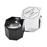 10X/15X/20X/30X Lupe Objektiv Handheld Auge Lupe Lupe Für Briefmarken Inspektion Tragbare Faltbare Lupe Glas