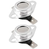 The Lord of the Tools 2 Stück Wäschetrockner-Thermostat 185 °C C00849444 Kompatibel mit Indesit Kompatibel mit Hotpoint