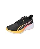 PUMA Unisex Darter Pro Road Running Shoe, Black-Sun Stream, 40.5 EU