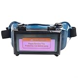 Oniissy Automatisch verdunkelndes LCD-Schweißokular mit Solarglas für MIG/für WIG/für MMA-Schweißen, Schneiden und Schleifen Augenschutz – DIN3/DIN11-Filter, 108 x 50 mm Sichtbereich