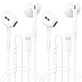 2 Pack In-Ear Kopfhörer für iPhone, [MFi-Zertifiziert] HiFi Kopfhörer Audio Stereo, mit Anschluss Mikrofon und Lautstärkeregler,Kopfhörer LT mit iPhone 14/14 Pro/13/12/11/XR/XS/X/8/7/SE