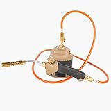 Gazcamp Profi-Lötbrenner Set mit 1,5m Schlauch, Stechkartuschen-Anschluss, Mobiles Handwerker-Lötgerät für Weich- und Hartlöten, Anwärmen, Auftauen, Multifunktionales Werkzeug