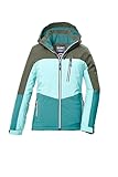 killtec Mädchen Funktionsjacke mit Kapuze und Schneefang KOW 354 GRLS JCKT, mint, 140, 42214-000