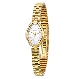 BERNY Gold Uhr Für Frauen Zierliche Damen Quarzuhr 3ATM Wasserdicht Mode Weibliche Armbanduhr Luxus Armband Uhren Idear Geschenk für Mädchen