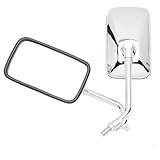 Motorradspiegel 10MM 360 Grad Einstellung 10MM Motorrad Rückspiegel Seite Spiegel Für Dirt Bike Roller Moped Dreirad Quads