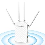 NEWFAST WLAN Amplifier,300 Mbit/s WiFi Repeater,Einfach einzurichten und kompatibel mit Allen Routern