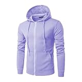 Herren Hoodie Oversize Pullover Mit Kapuze Casual Fleecepullover Baumwolle Kapuzenpullover Farbblock Sportkpullover Bequeme Freizeitjacke Outdoor Sweatjacke Weich Loose Sweatshirt