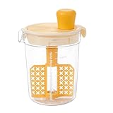 Einweg-Mixbecher aus Kunstharz – Eier-Flüssigharz-Mixer, abgestufte Mischbecher, Mehrzweck-Milchpulver-Rührbecher, manuelle Mischbecher mit Filterplatte für Zuhause, Küche, Reisen, Outdoor