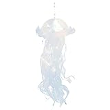 CRILSTYLEO Leuchtende Quallenlampe Quallenlichter Laterne Qualle Nachtlicht Koralle portable light kinderzimmer lampen halloween deko Zimmerdekorationen für Mädchen Schlafzimmerlampe Plastik