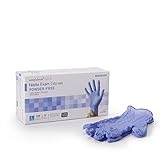 McKesson Untersuchungshandschuh Mckesson, Confiderm 3.5C, unsteril, blau, puderfrei, Nitril, beidhändig verwendbar, strukturierte Fingerspitzen, Chemo-getestet, Größe L