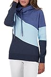 Alife and Kickin Damen StacyAK A Sweatshirt Damensweatshirt Pullover mit Stehkragen Sweater XS-XXL, Marine Melange, L