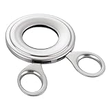 NUOBESTY Edelstahl Eierschalenöffner und Separator Manuell Kompakt mit Schalenbrecher Küchenwerkzeug für Gekochte Eier und Frühstück