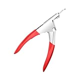 Tiajingzi Nagelspitzeschneider, gefälschter Nagelschneider | Fingernail Trimmer für zu Hause,Typ U Edelstahl Nagelschneider Trimmer für künstliche falsche Tipps Maniküre Werkzeug für Salon Schönheit