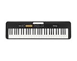 Casio CT-S100 CASIOTONE Keyboard mit 61 Standardtasten und Begleitautomatik, schwarz