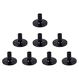 GREENADSCAPE 8-Teiliges Set Sitz aus Kunststoff Trommelständer elektronische trommel Beckenfilze Drum-Pad-Ständer Trommelsitz ersatzteile drumset Trommelteile Zubehör für Trommeln Plastik Black