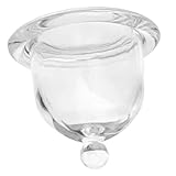 Toyvian Kleiner Glas tortenständer mit Klarem Staubschutz dom Dessertplatte mit Abdeckung Vielseitiges Snack Obsttablett für Hochzeit Geburtstag und Festliche Anlässe