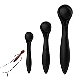 Qiyasex Silikon Dilatoren für Männer – Flexibler Penis Plug zur Harnröhrenstimulation – Urethral Plug Set in 3 Größen – Weicher Harnröhre Dehner für CBT & Sounding