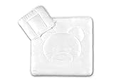 KiGATEX Baby Bettset mit Bärchenmotiv – Decke 80x80 + Kissen 35x40 – weich, waschbar & allergikerfreundlich, Oekotex Zertifiziert