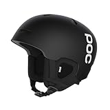 POC Auric Cut - Gut belüfteter, anpassungsfähiger und vielseitiger Skihelm- und Snowboardhelm für perfekten Schutz auf und abseits der Piste, Matt Schwarz