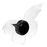 HOMSFOU Solarleuchte für den Garten Schüssel Laternen Deck Brunnen Schwimmbad solarleuchten solarlampe wegbeleuchtung Hoflampe solare Wegebeleuchtung LED-Licht für Solarpfähle Acryl Black