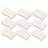9St Küchenschwamm Reiniger Schwämme nachfüllen entlüften handhaben Dekorateure Pop sisal dartscheibe Kitchen Sponge Wok-Schwamm für den täglichen Gebrauch Kleiner Reinigungsschwamm MUCKLILY