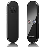 Sprachübersetzer-Gerät, tragbarer Zwei-Wege-Sofortübersetzer, Online-Sprachfoto-Text-Übersetzung, 68+ Sprachen unterstützt, hohe Genauigkeit, Übersetzungsgerät für Reisen, Business, Lernen (Legierung