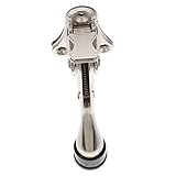 DIKACA Automatischer Türstopper Verstellbarer Fuß Türdämpfer Für Den Unteren Türbereich Hochwertiger Unsichtbarer Türhalter Gebürstetem Ideal Für Innen Und Außentüren