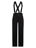 Ziener Kinder AXI-Z Ski-Hose/Schnee-Hose | wasserdicht, Träger, Black, 176
